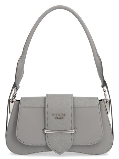 prada grey ruched leather clutch bag|prada handbags.